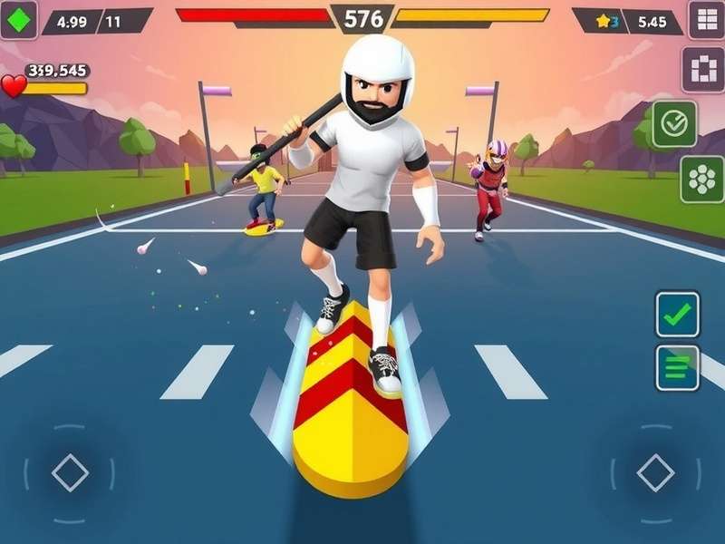 Paddle Supreme Hero gameplay screenshot